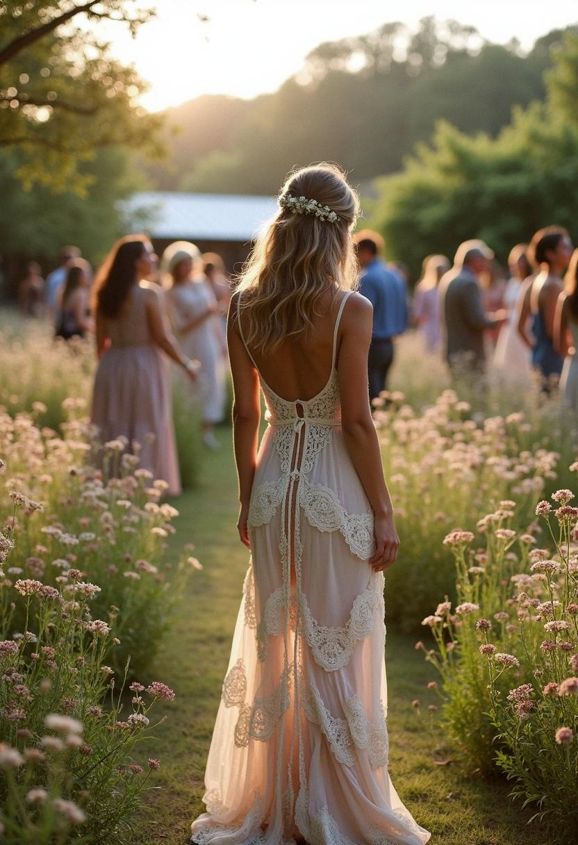 boho wedding guest dress