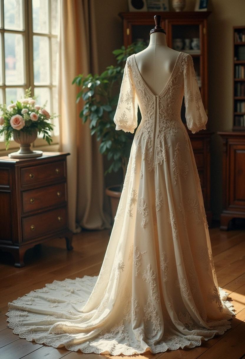 Vintage Bridal Dress For Timeless Elegance - TheChichBride.com