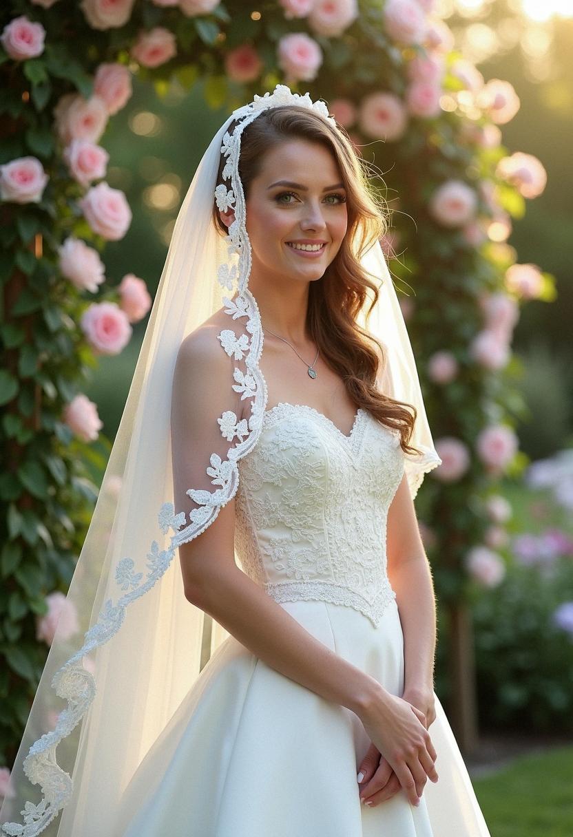 chantilly lace bridal veil chantilly lace bridal veil