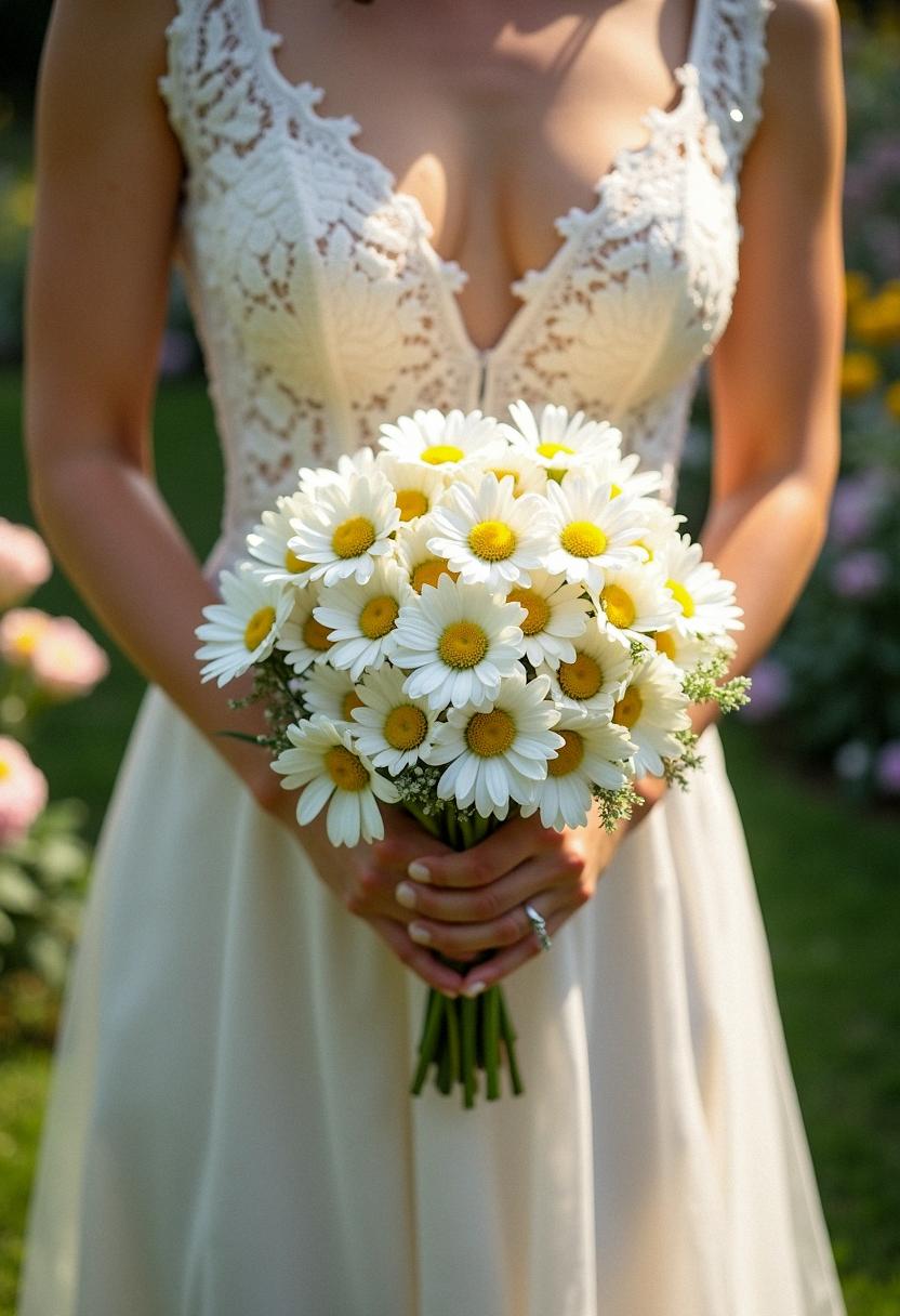 daisy bridal bouquet