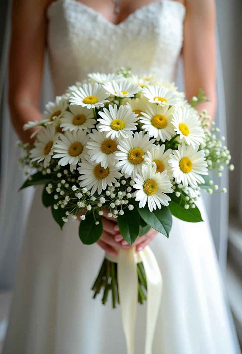 daisy bridal bouquet