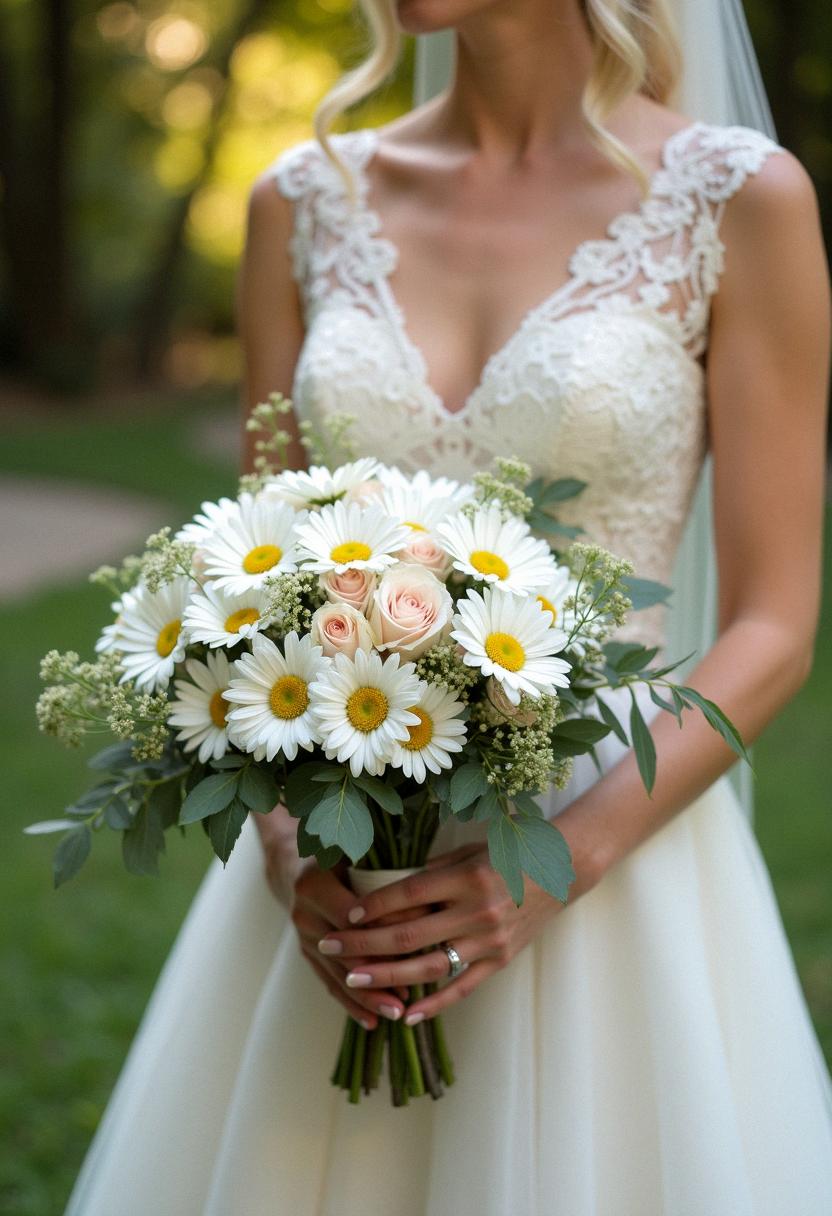 daisy bridal bouquet