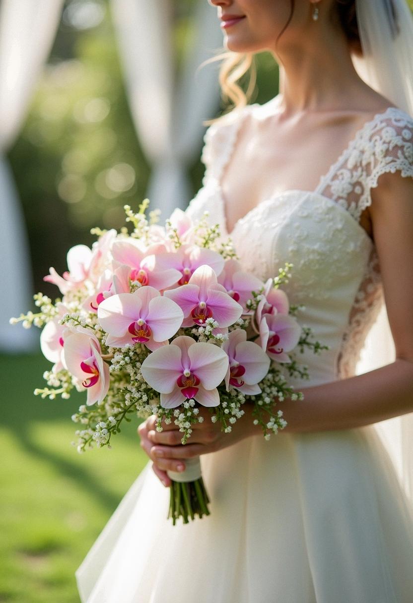 orchid bridal bouquets