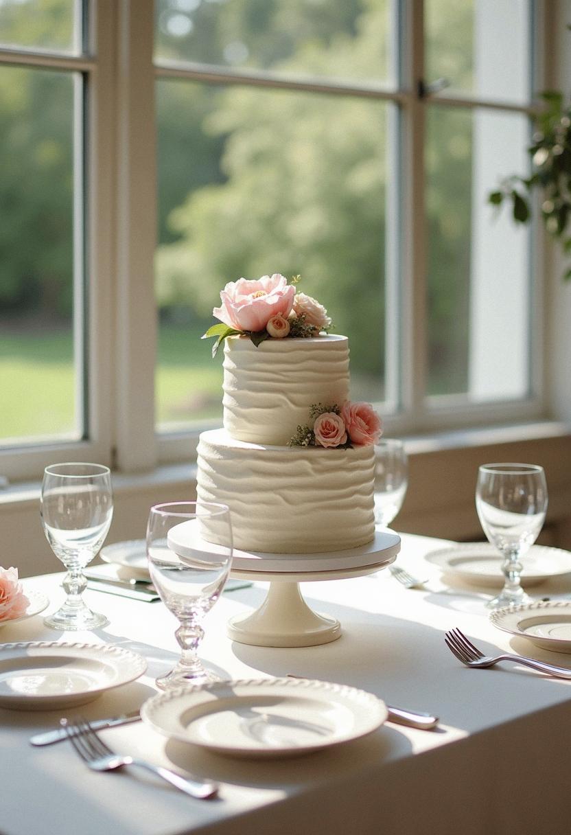 Simple Wedding Cake Ideas - TheChichBride.com