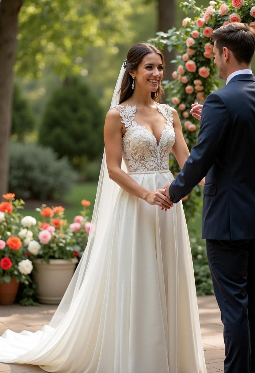 wedding dress for short bride