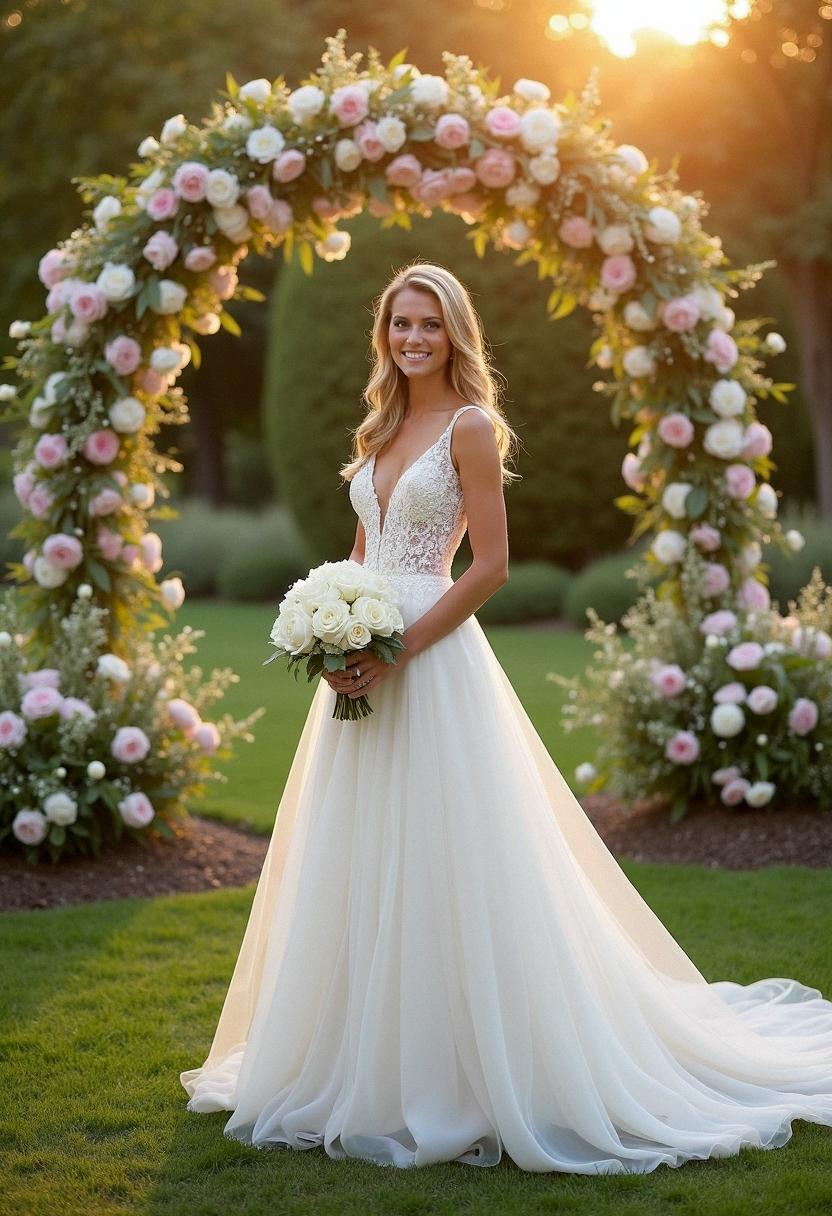 wedding dress for short bride