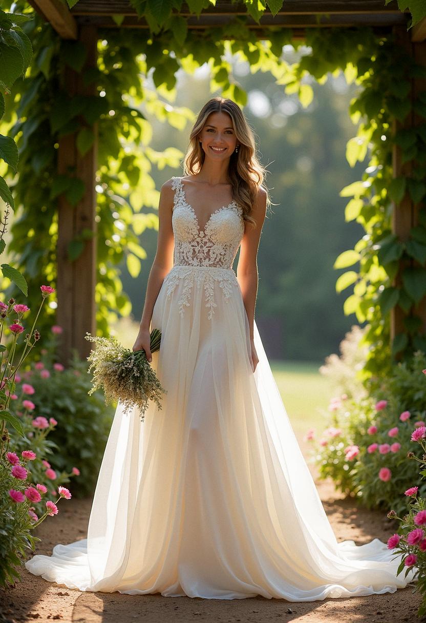 wedding dress for short bride