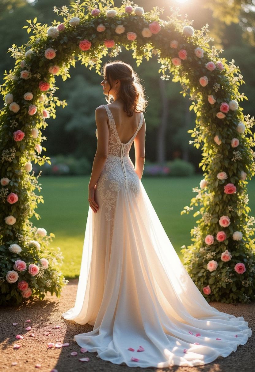 wedding dress for short bride