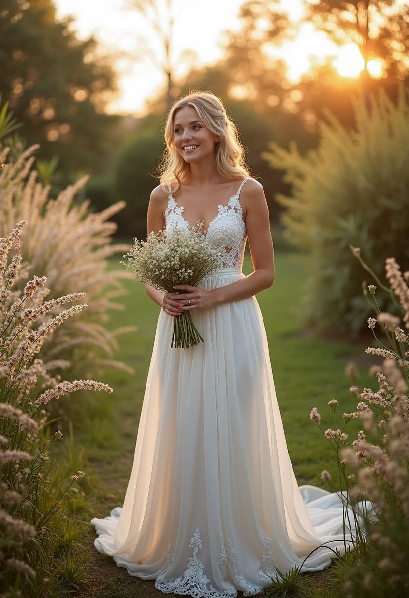 wedding dress for short bride