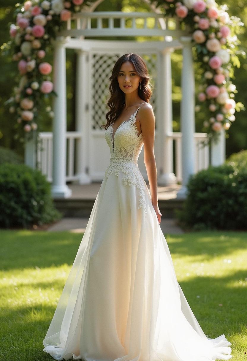 wedding dress for short bride