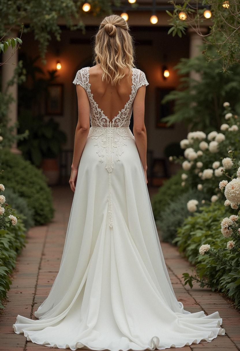 wedding dress for short bride