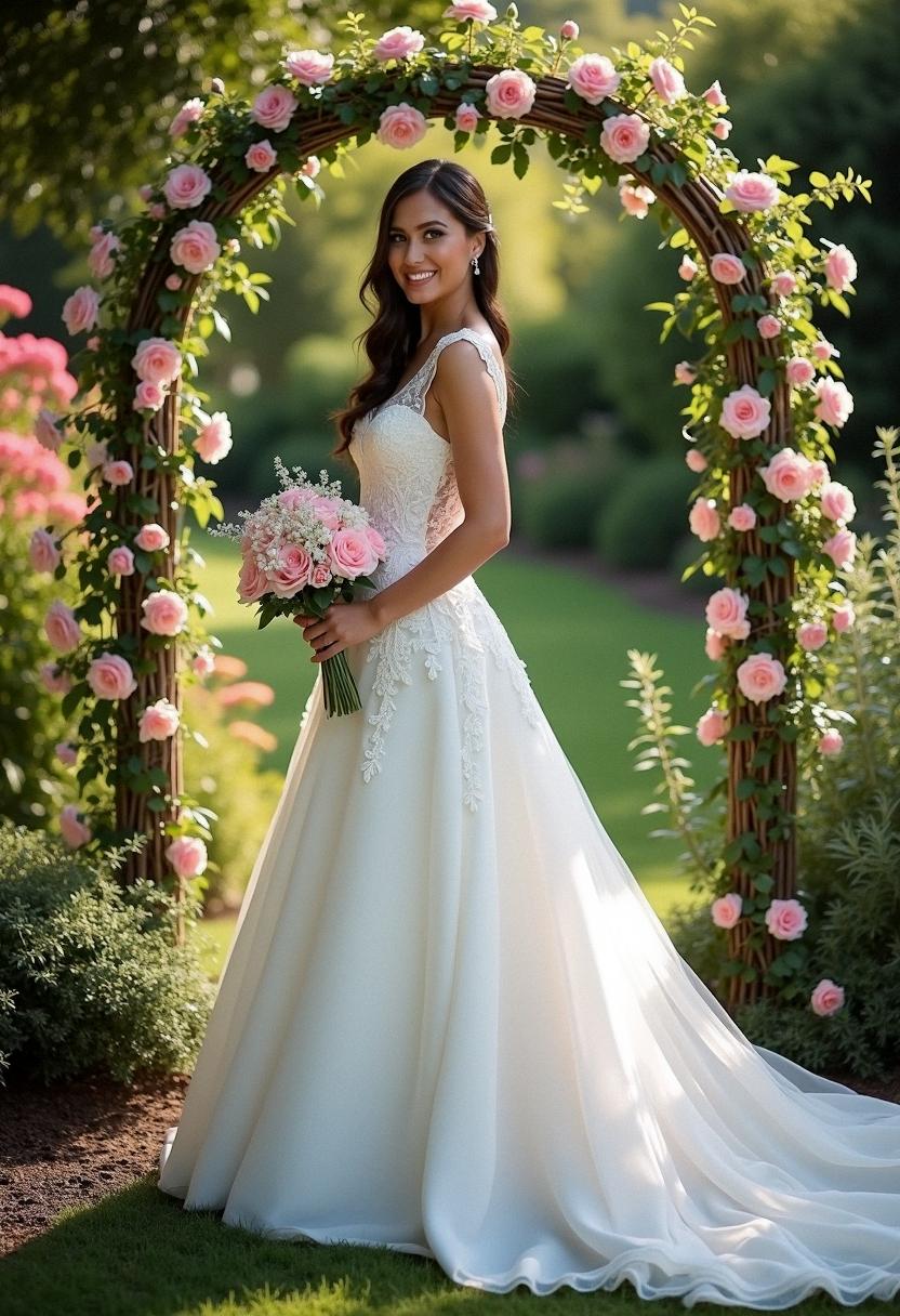 wedding dress for short bride