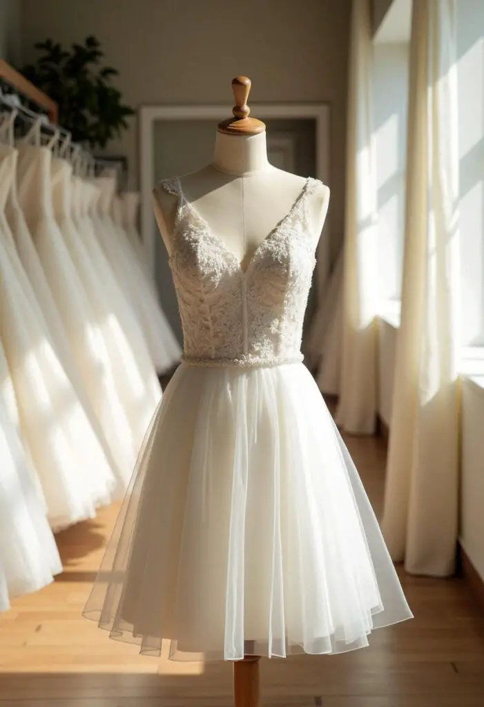 Simple Short Wedding Dresses You ll Love TheChichBride com