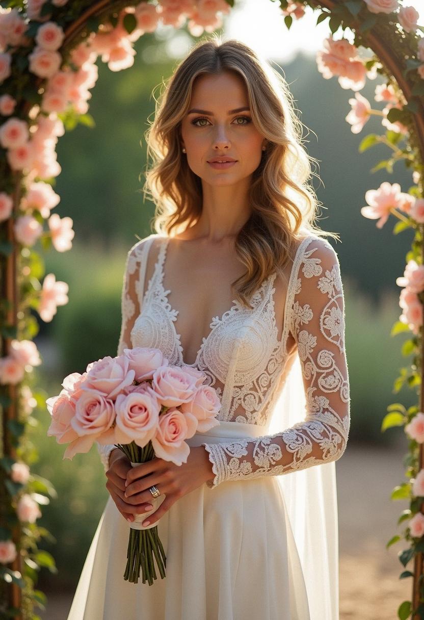 wedding dresses lace modest