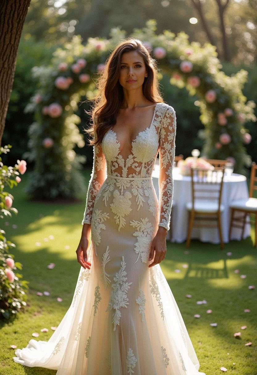 wedding dresses lace modest