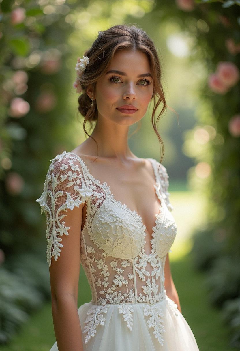 wedding dresses lace modest